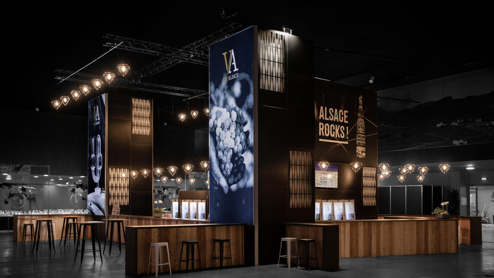 CIVA-Stand, Weinmesse, Colmar, Ansicht 2