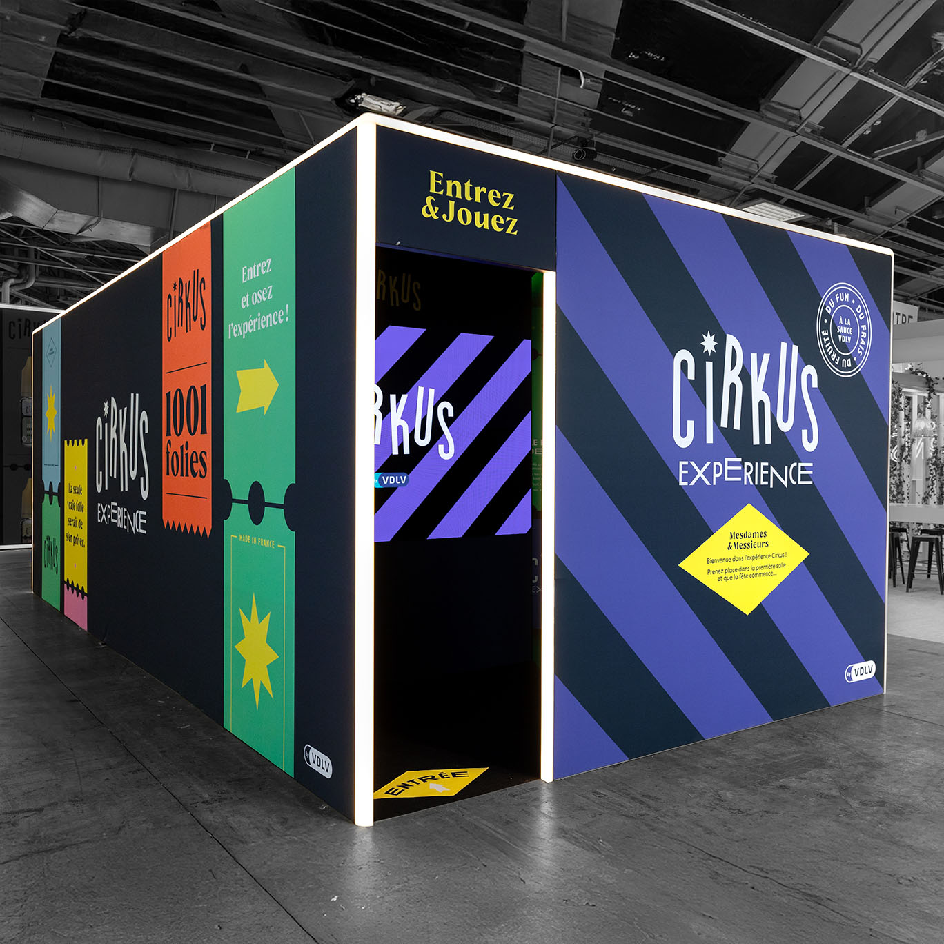 VDLV Cirkus-Stand, Vapexpo, Paris, Ansicht 4