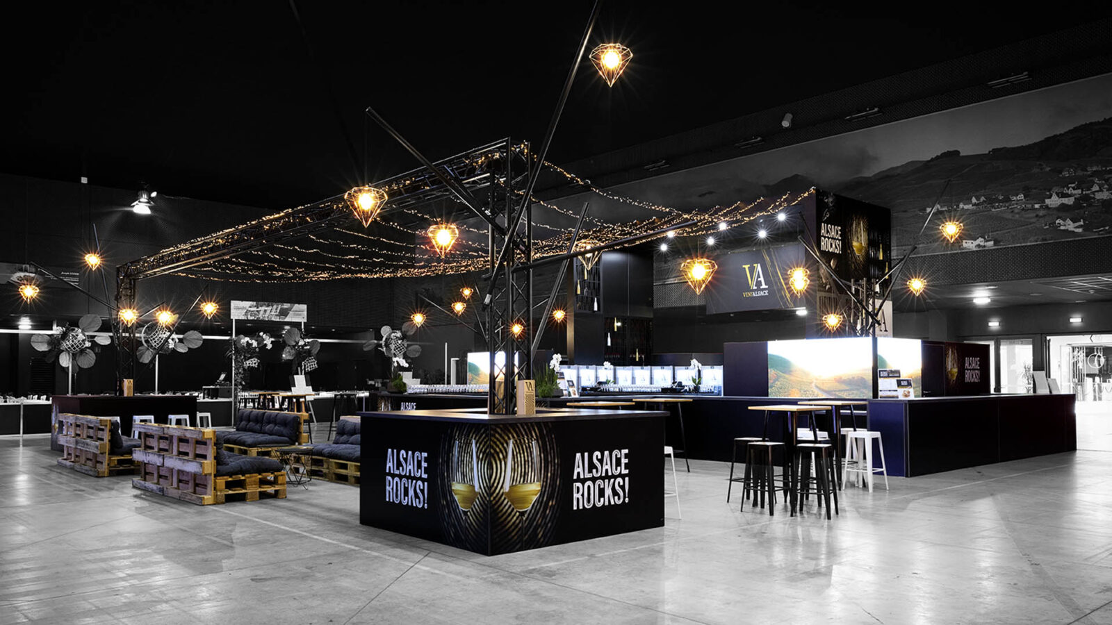 CIVA-Stand, Weinmesse, Colmar