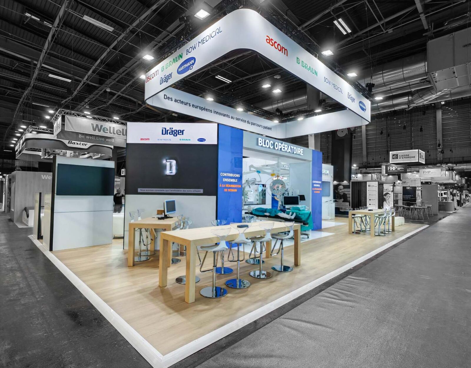 Dräger-Stand, SANTEXPO, Paris, Ansicht 2
