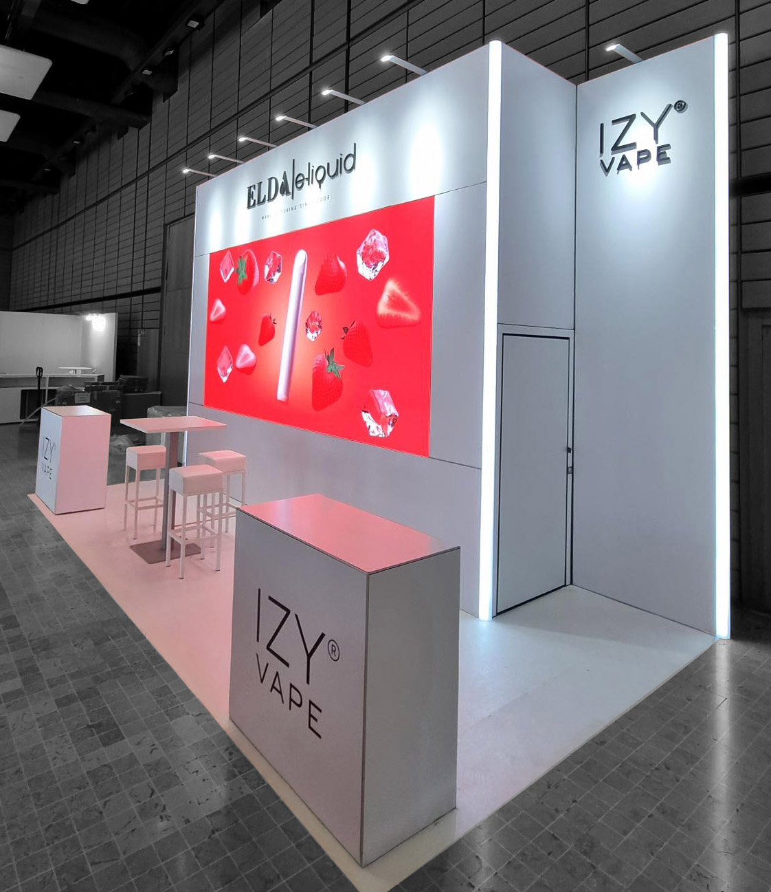 Elda-Stand, VAPEXPO, Lyon, Ansicht 3