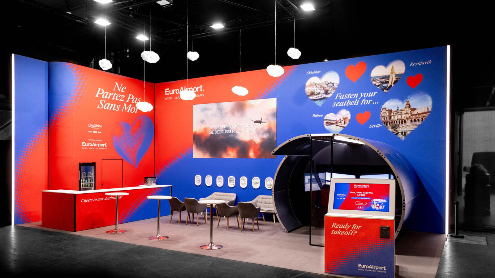 EuroAirport-Stand, Eurovision Village, Basel