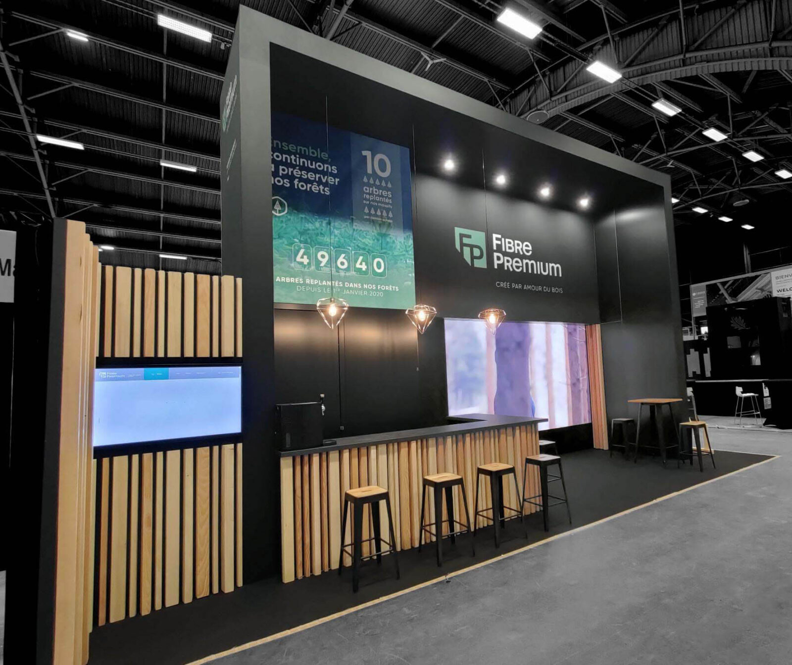 Stand Fibre Premium, Carrefour du Bois, Nantes, vue 3