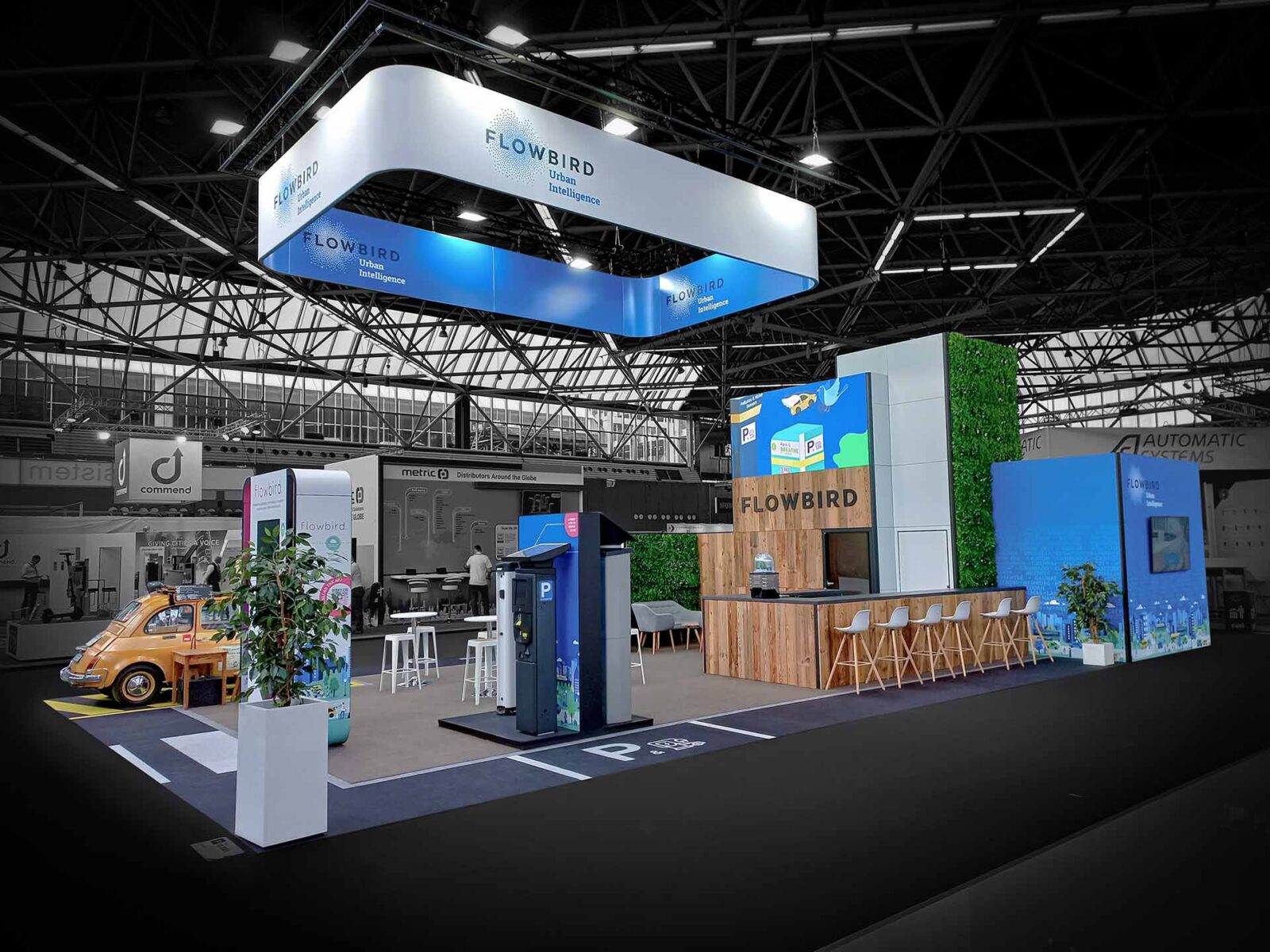 Stand FLOWBIRD, RAI, Amsterdam, vue 2