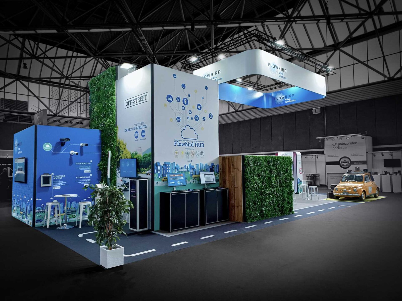 Stand FLOWBIRD, RAI, Amsterdam, vue 3