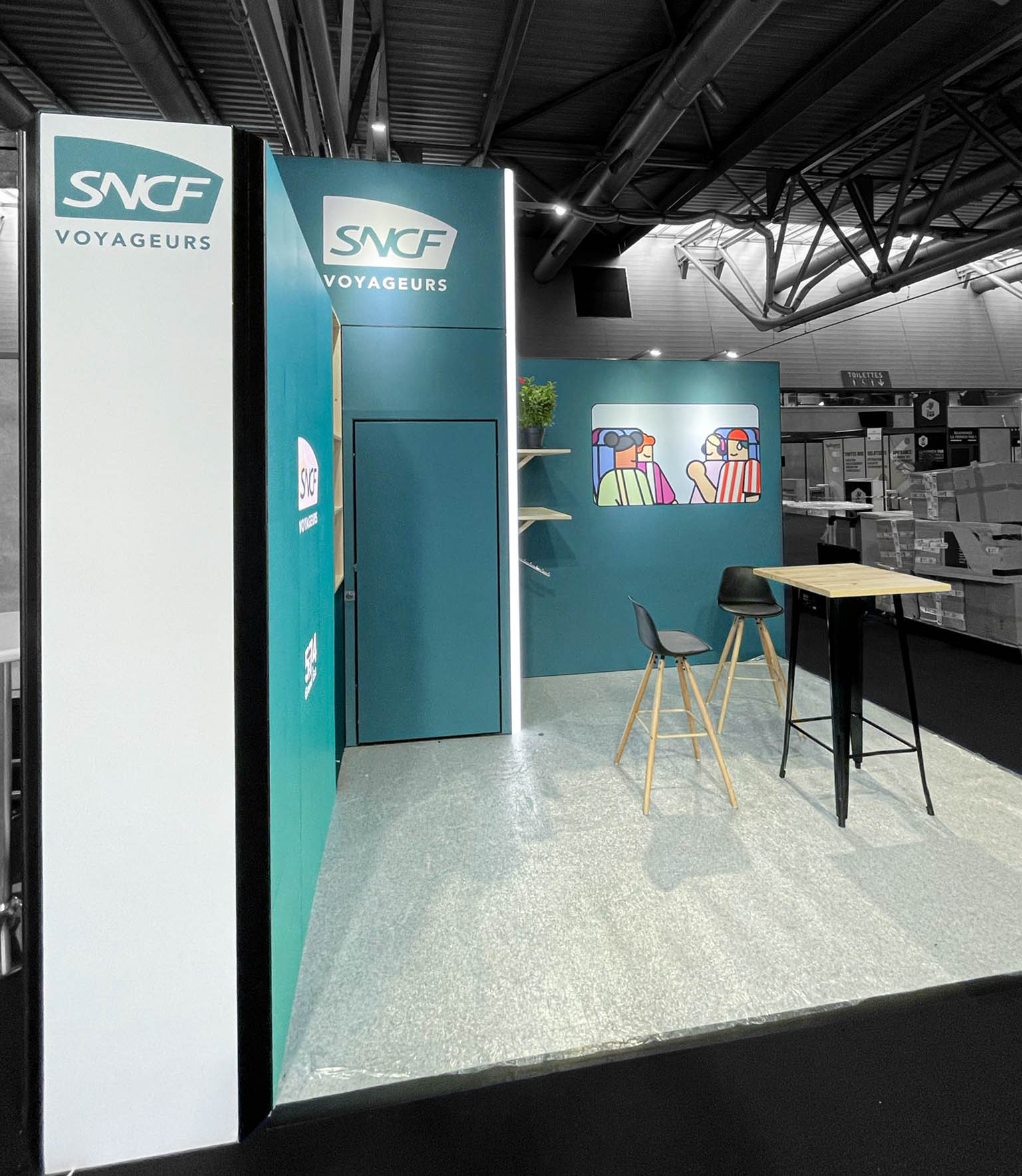 Stand SNCF, B.E 5.0, Mulhouse, vue 3