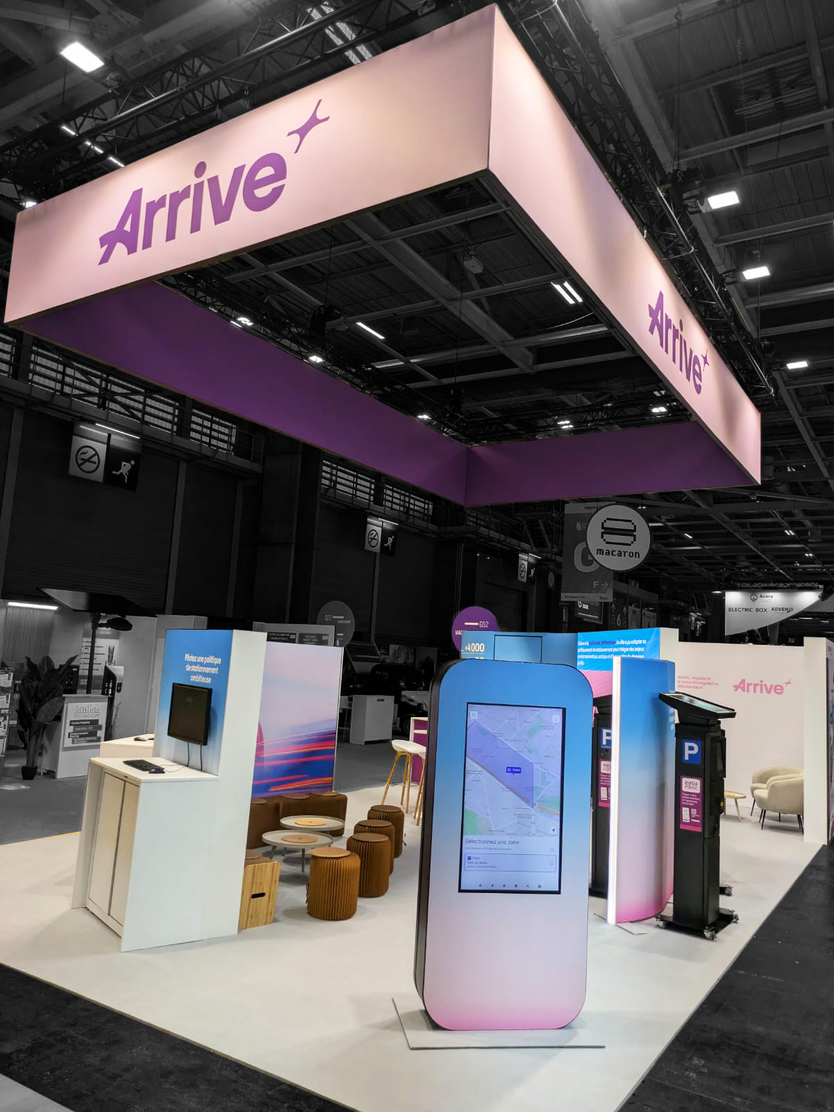 Stand Arrive, Salon SMCL, Paris, vue 4