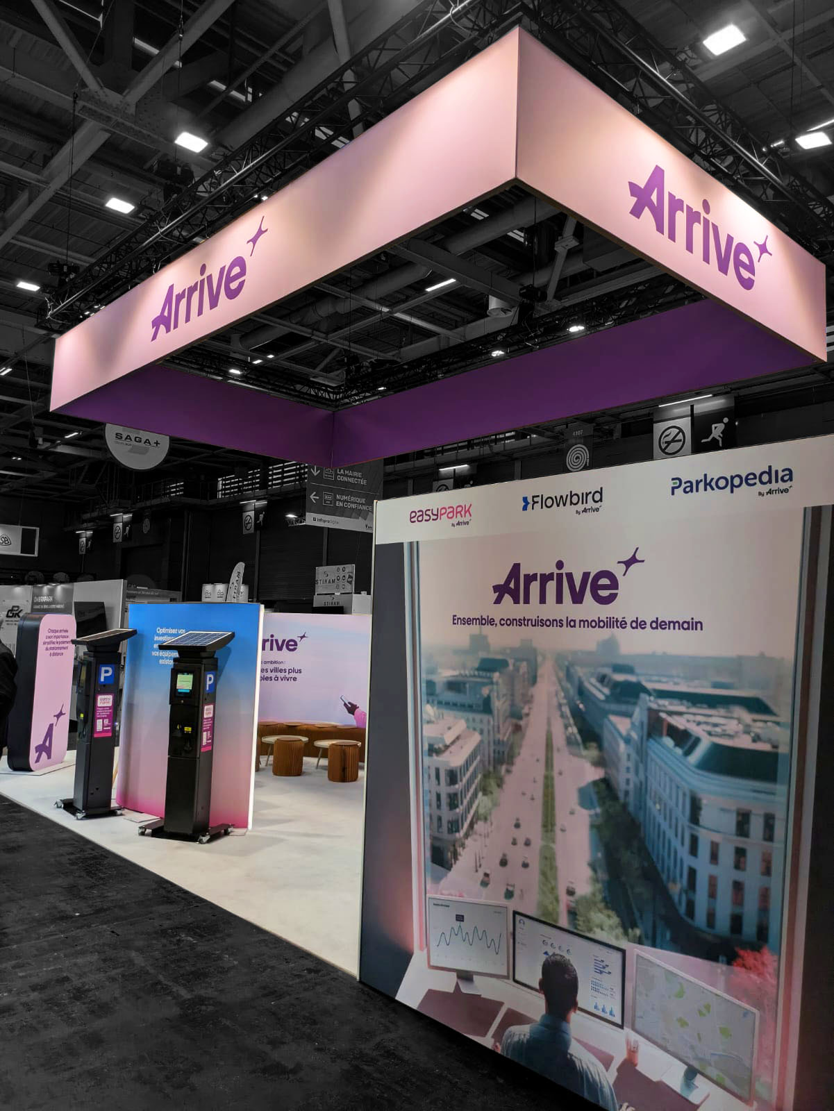 Stand Arrive, Salon SMCL, Paris, vue 5