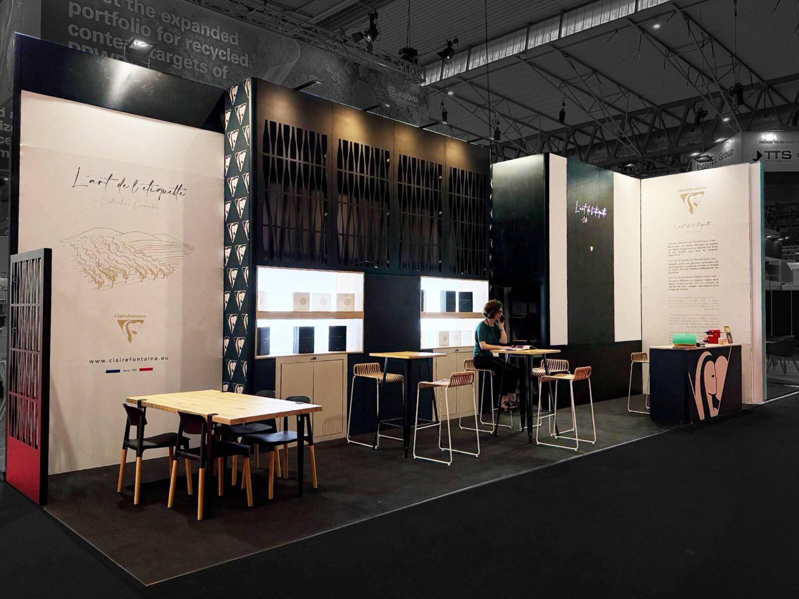 A gagner le titre de better stand gold, preuve d'un engagement écologique dans la construction de nos stands