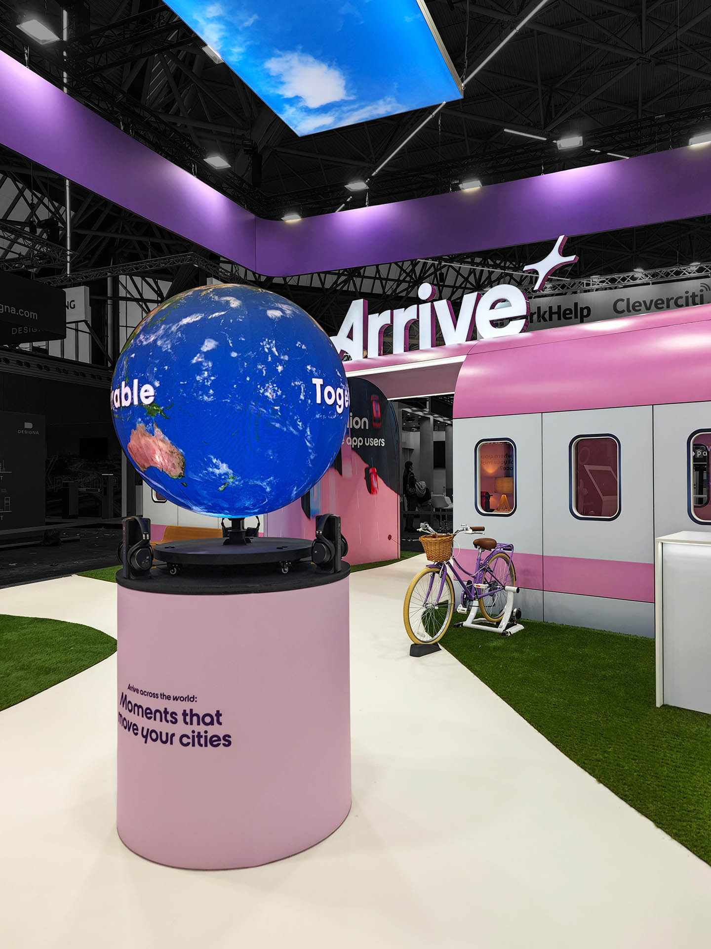 ARRIVE-Stand, Intertraffic-Messe, Amsterdam, Ansicht 6