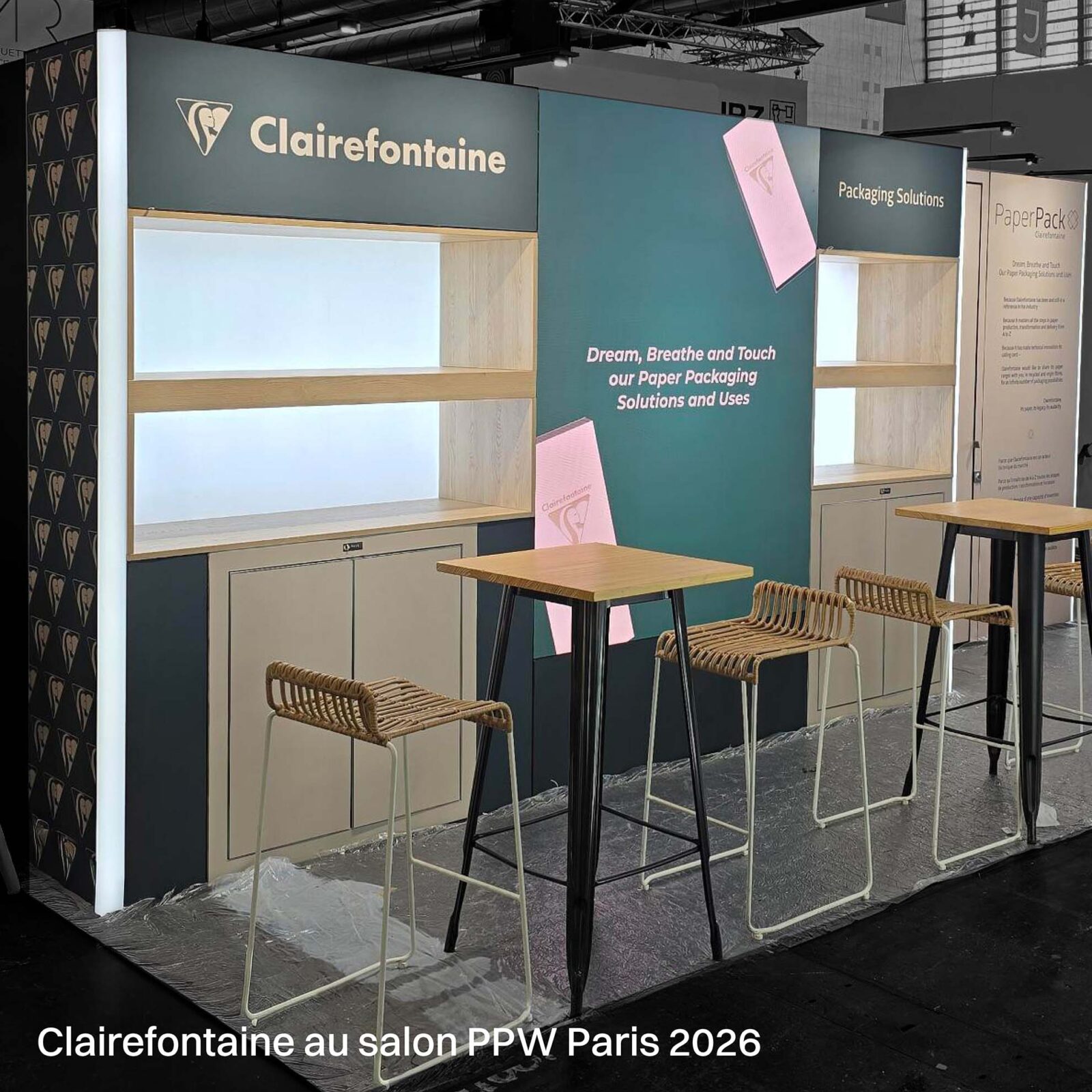 Clairefontaine-Stand auf der PPW in Paris 2026