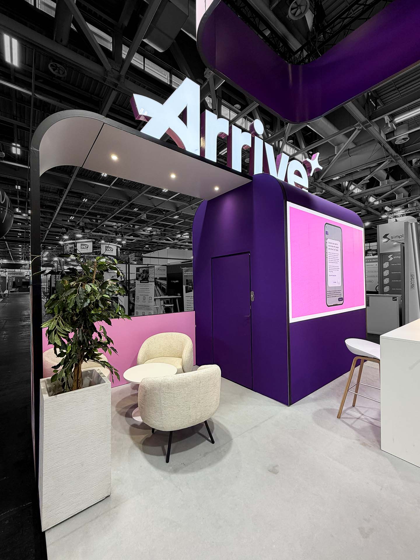 MOBCO Booth, Lounge Area