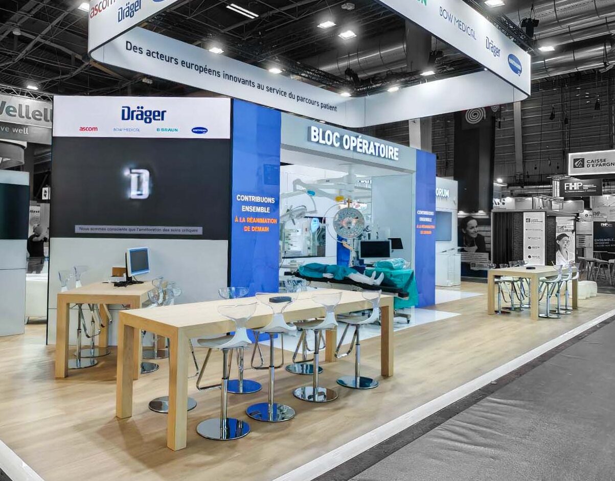 Dräger-Stand, SANTEXPO, Paris, Ansicht 2