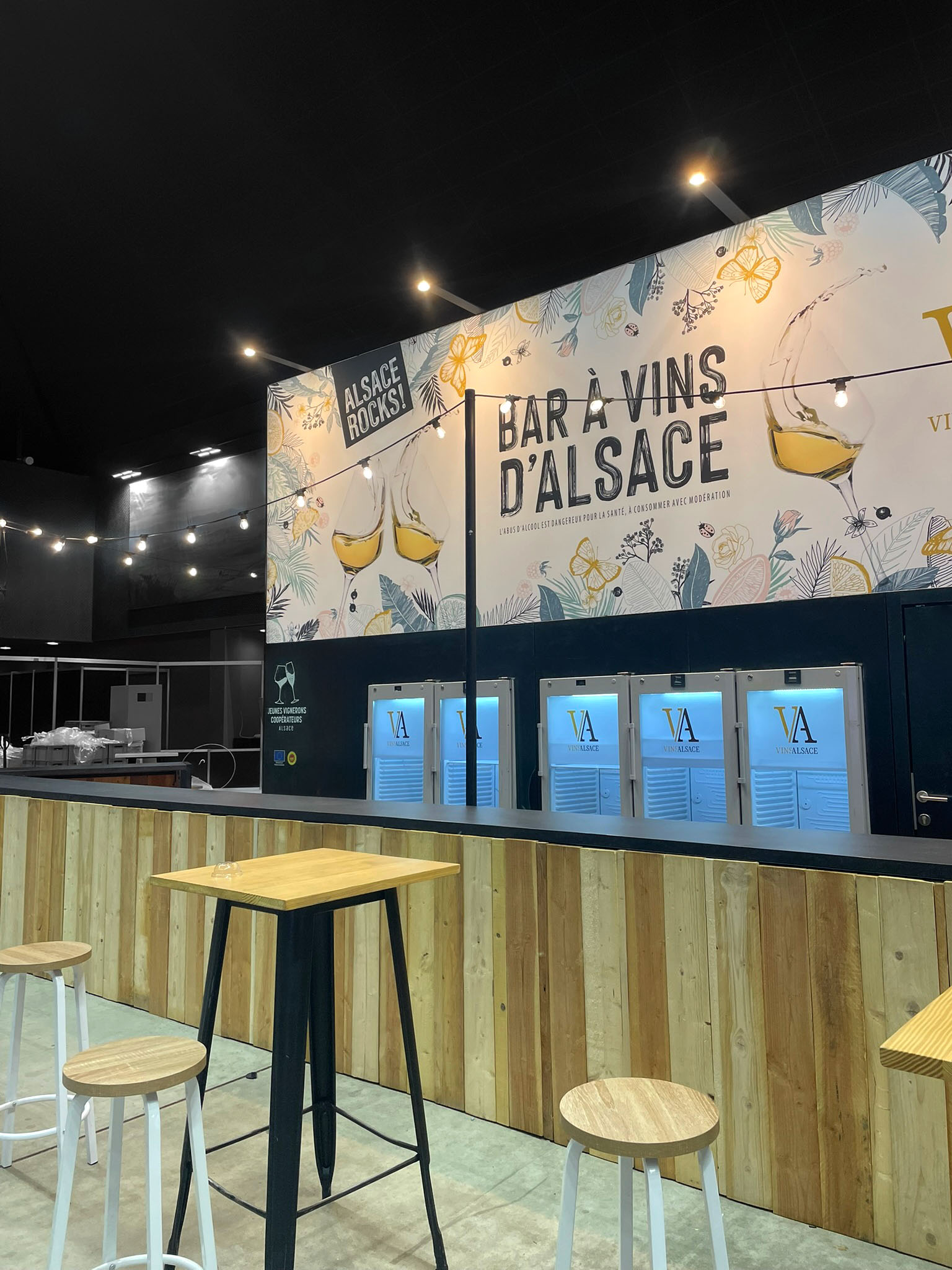 Elsässer Weinbar des CIVA auf der Weinmesse in Colmar