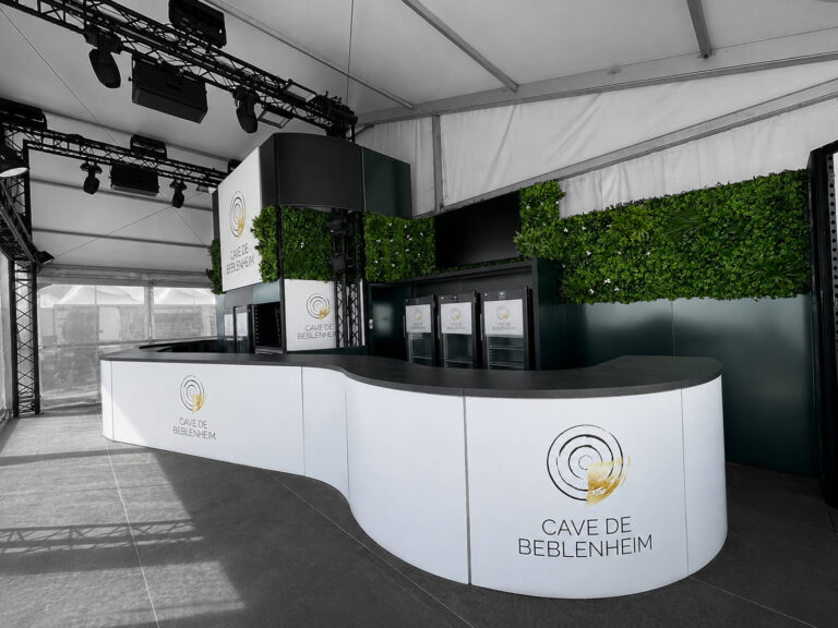 Beblenheim Winery Booth, Wine Fair—Colmar